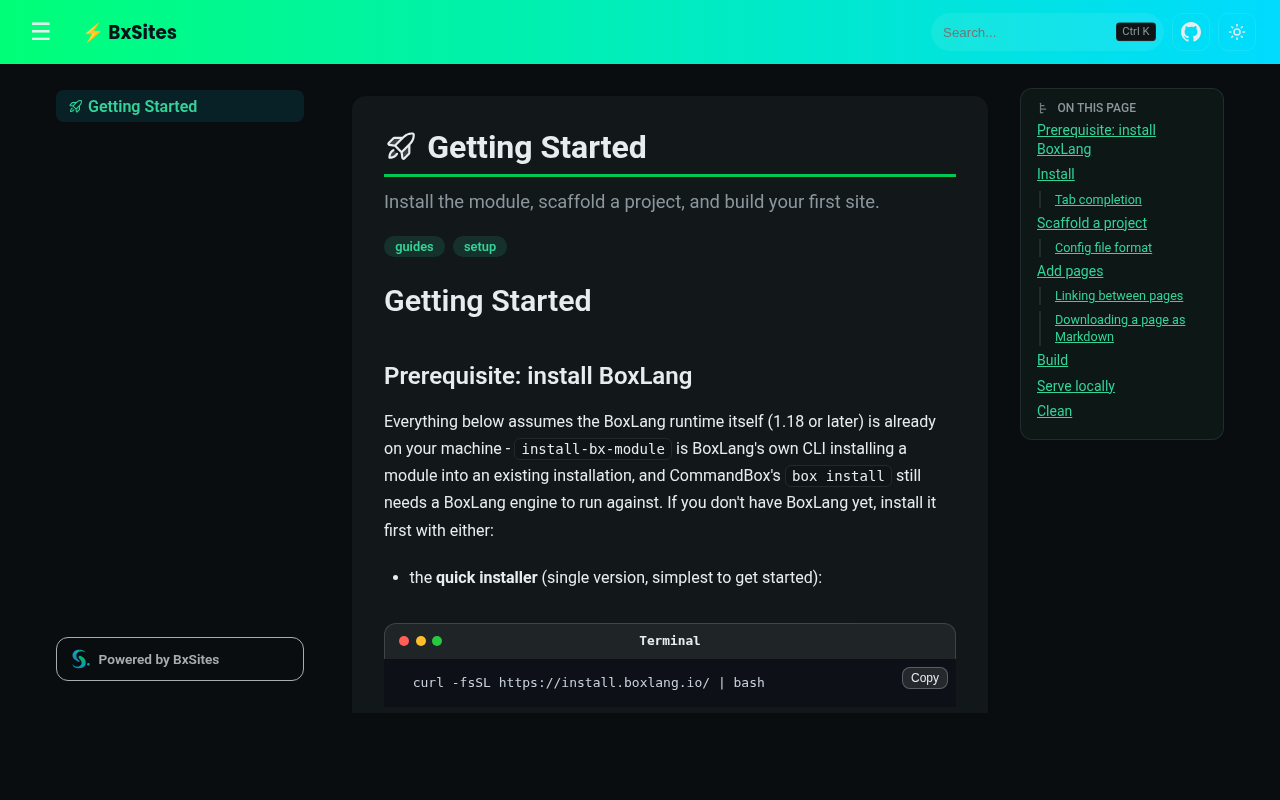 Material theme, dark mode