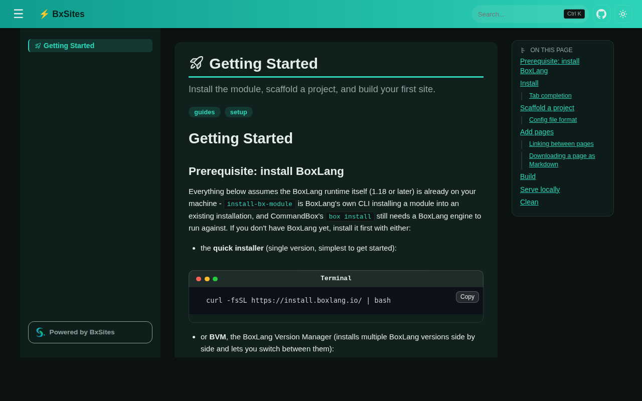 Slate theme, dark mode